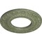 Ekena Millwork Andrea Medallion (Canopies up to 4 1/8"), 8 1/8"OD x 4 1/8"ID x 1/2"P, Athenian Green Crackle CM08ADAGC - alternate 3